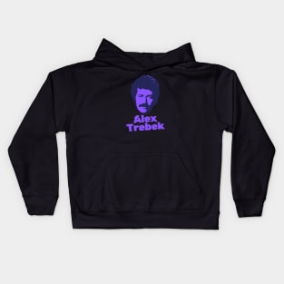 Alex trebek---retro style fanart Kids Hoodie